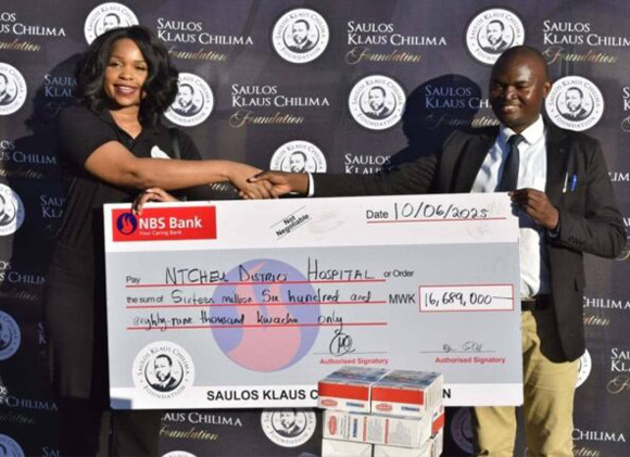 SKC Foundation aids Ntcheu Hospital with K16 million medical supplies